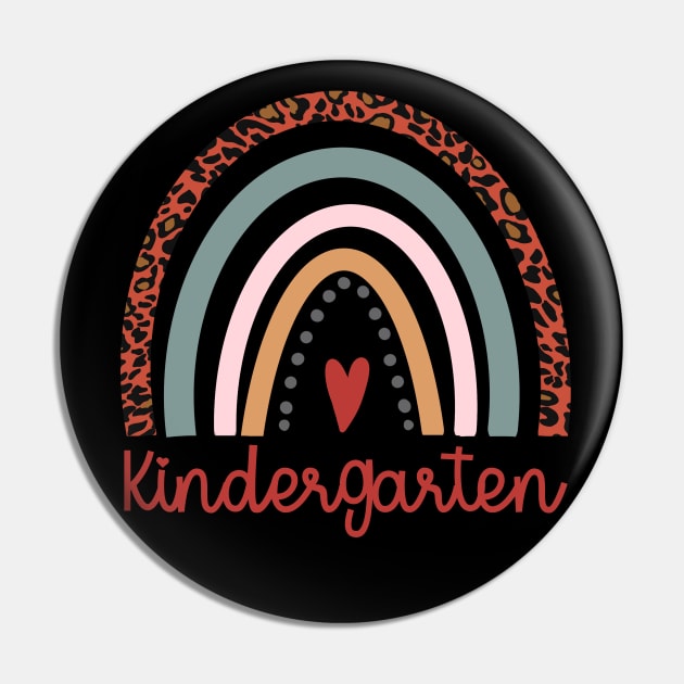 Kindergarten Gift Leopard Rainbow Pin by The Little Store Of Magic