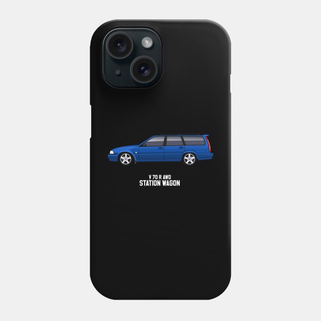 V70R AWD Station Wagon Phone Case by Turbo29