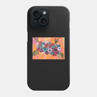 Bright Abstract Floral Phone Case