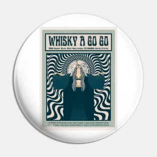 Whisky A Go Go Psychedelic Poster Pin