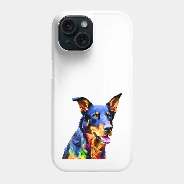 Pop-Art Beauceron Impressionism Phone Case by Doodle and Things