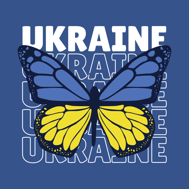 I Love Ukraine // Ukraine Flag // Ukrainian Pride by SLAG_Creative