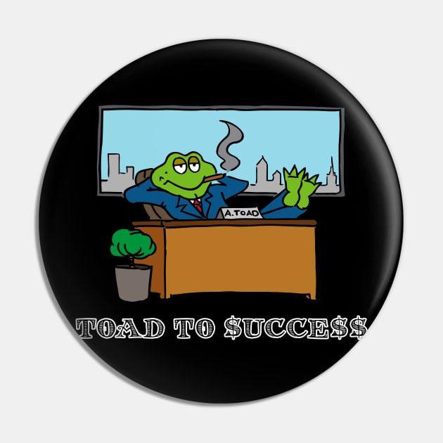 Toad To Success Pin by King Stone Designs