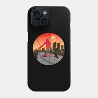 Basketball Street Baller Red and Black Colors Phone Case