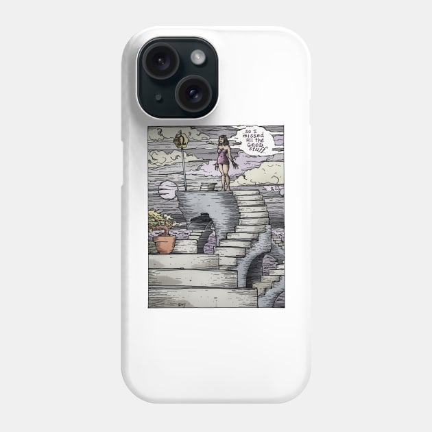 Night Lands Phone Case by Froobius