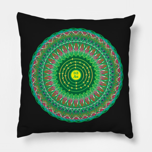 Arsenic Ornament Pillow by Storistir