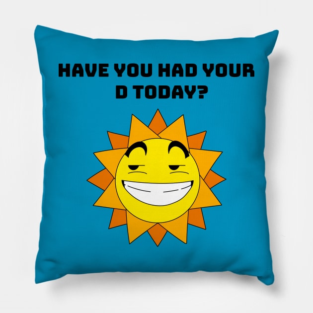 Sunshine Pillow by Drawin4U