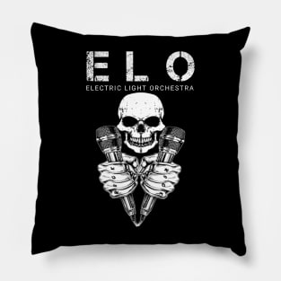 Elo - vintage skull Pillow