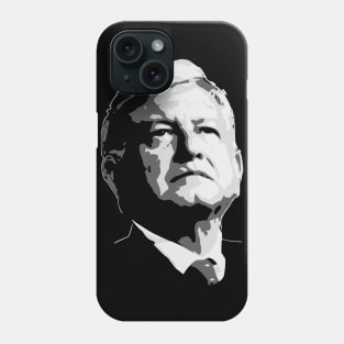 AMLO Black and White Phone Case