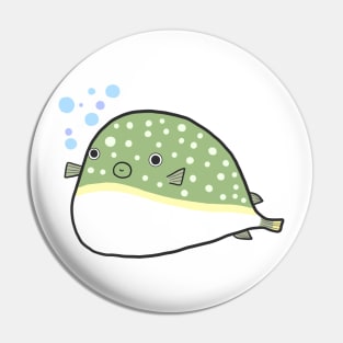 Cute Blowfish (puffer / globe fish) Pin
