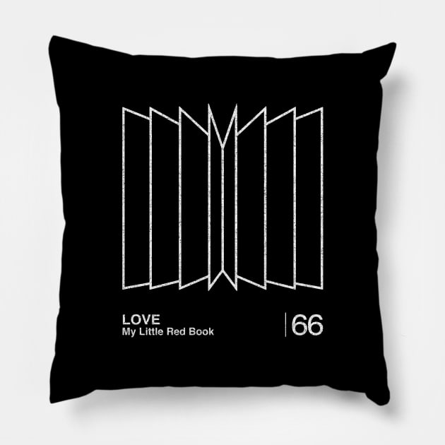 Love / Minimalist Graphic Artwork Design Pillow by saudade