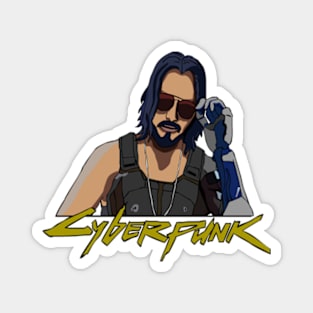 Keanu Reeves. Cyberpunk 2077 Magnet