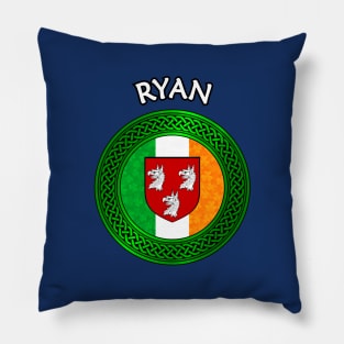 Irish Flag Shamrock Celtic Knot - Ryan Pillow