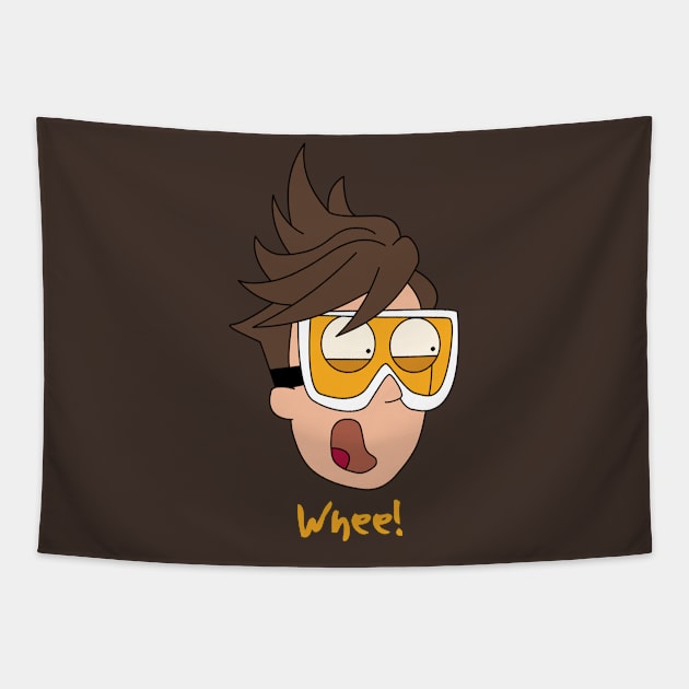 Tracer overwatch Tapestry by ahmedelsiddig