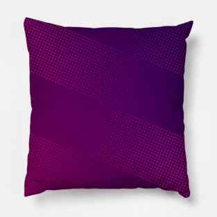 Vibrant Halftone Effect Color Design Pillow