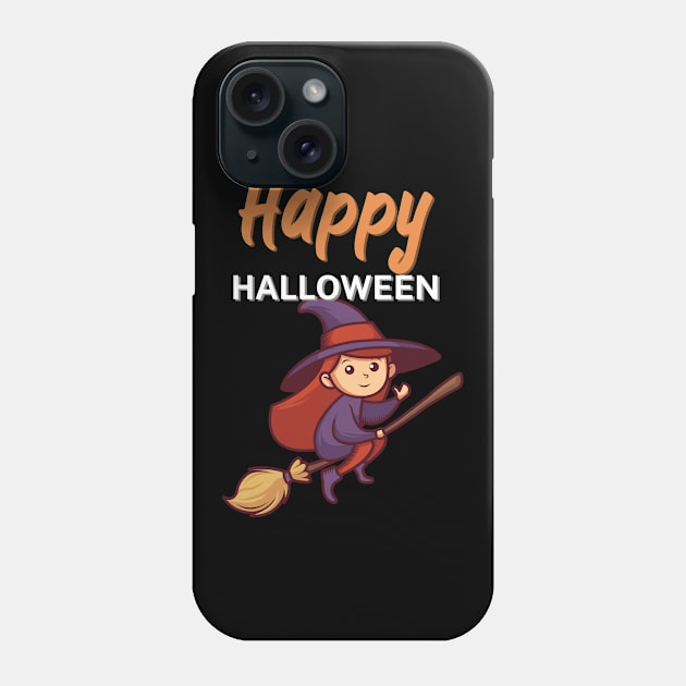 Happy halloween Phone Case by maxcode