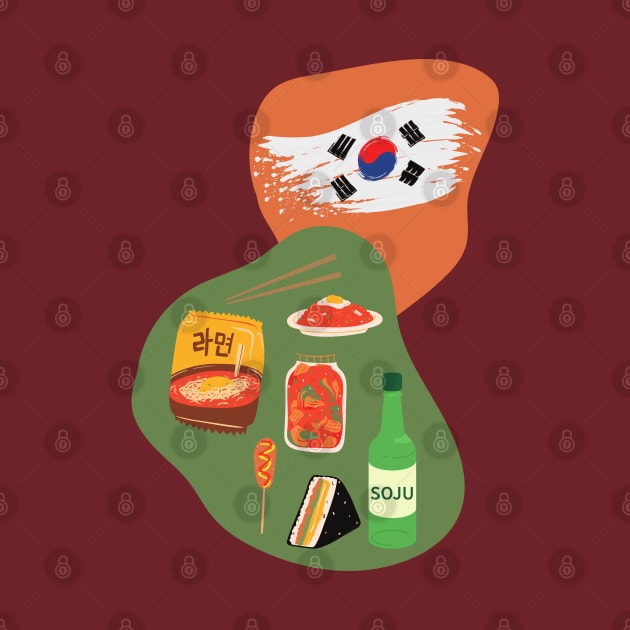 Korean Cuisine Food Culture by Souls.Print