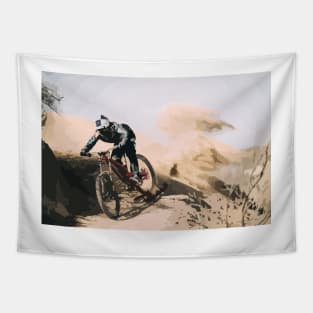 Aaron Gwin Berm Roost Painting Tapestry