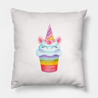 Unicorn cupcake Pillow