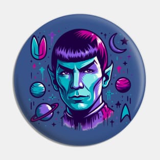 Mr. Spock - Graffiti Pin