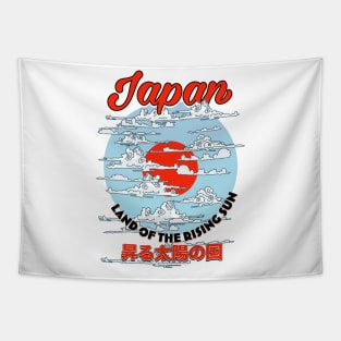 Japan Land of the rising sun Tapestry