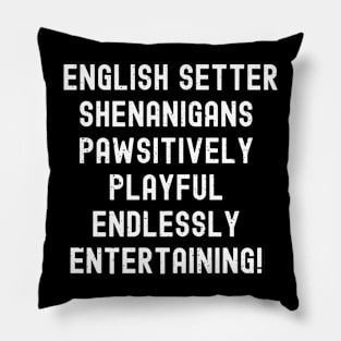 English Setter Pillow