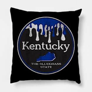 Kentucky Bourbon Bluegrass State Pillow