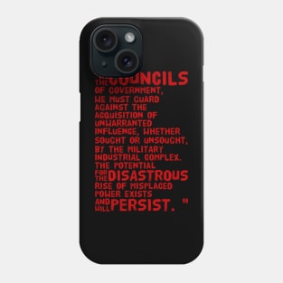 Corruption persists Phone Case