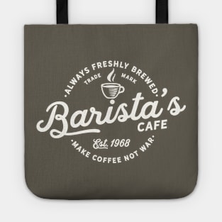 Vintage Barista Logo Tote