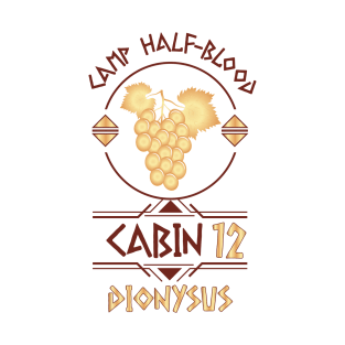 Cabin #12 in Camp Half Blood, Child of Dionysus – Percy Jackson inspired design T-Shirt