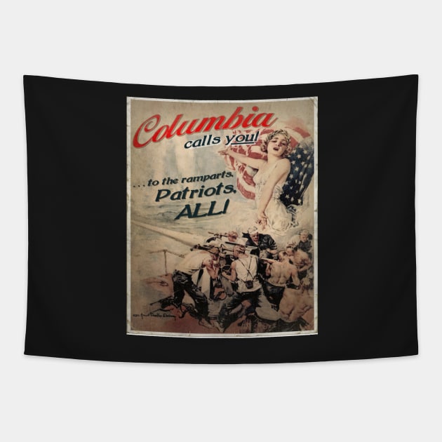 BIoshock Infinite Patriots Tapestry by gruntcooker