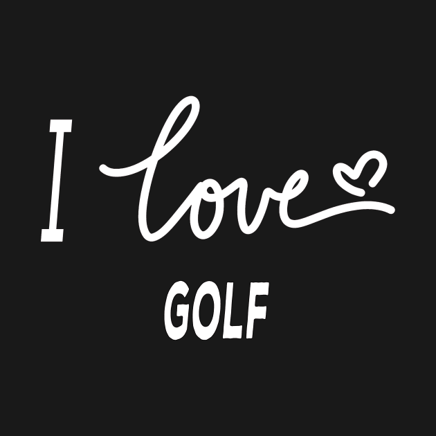 I Love Golf by Happysphinx