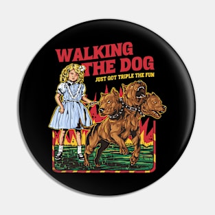 Vintage Horror Walking The Hellhounds Pin