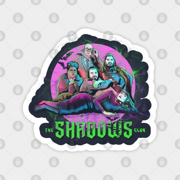 The Shadows Club Magnet by ribandcheese