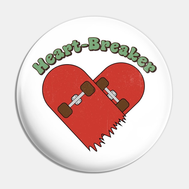 Heartbreaker Pin by MZeeDesigns