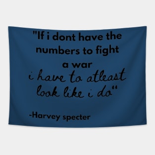 Suits Harvey specter quote Design Tapestry