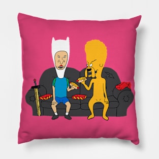 hot dog beavis and butthead Pillow