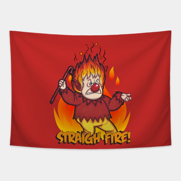 Heat Miser Tapestry by Pittih