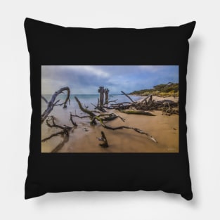 The Cattle Jetty, Observation Point, Point Nepean, Portsea, Mornington Peninsula, Victoria, Australia. Pillow