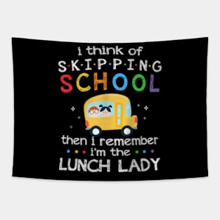 Skipping School Lunch  Women Tapestry