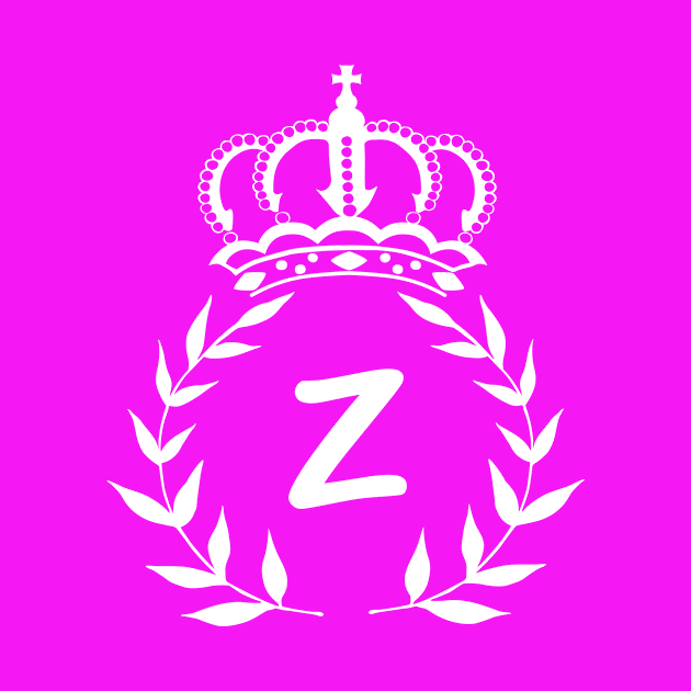 Monogram Art Letter Crown Z by GupShup