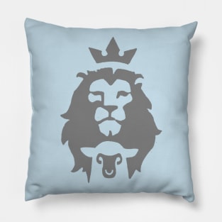 Lion Head - The Lion King & The Lamb - Lion of Judah - Christian Pillow