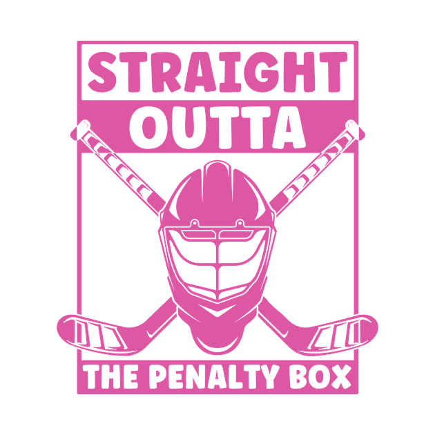 Ice Hockey Women Girls The Penalty Box by Dr_Squirrel