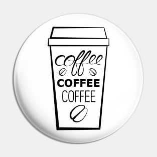 Coffee Addict Pin