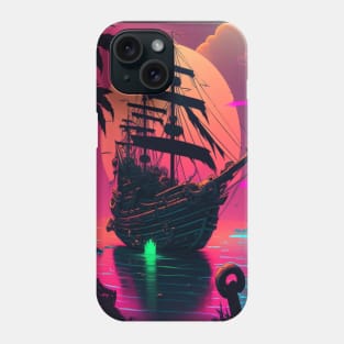 Dark the ship pirate ship lover Phone Case