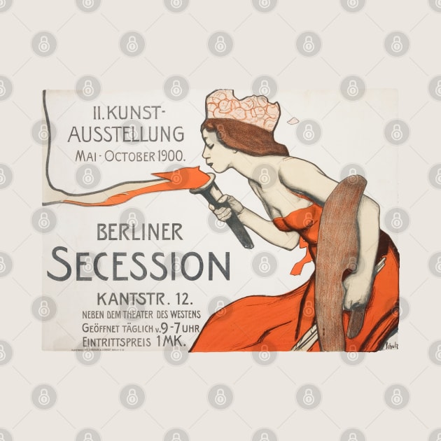 Berliner Secession art show poster by UndiscoveredWonders