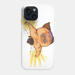 Roadhog Diving with Mercy Wings Phone Case