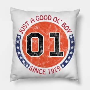 Dukes of Hazzard - Just A Good Ol' Boy Since 1979 Vintage (01 General Lee) Pillow