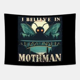 i believe in mothman Tapestry