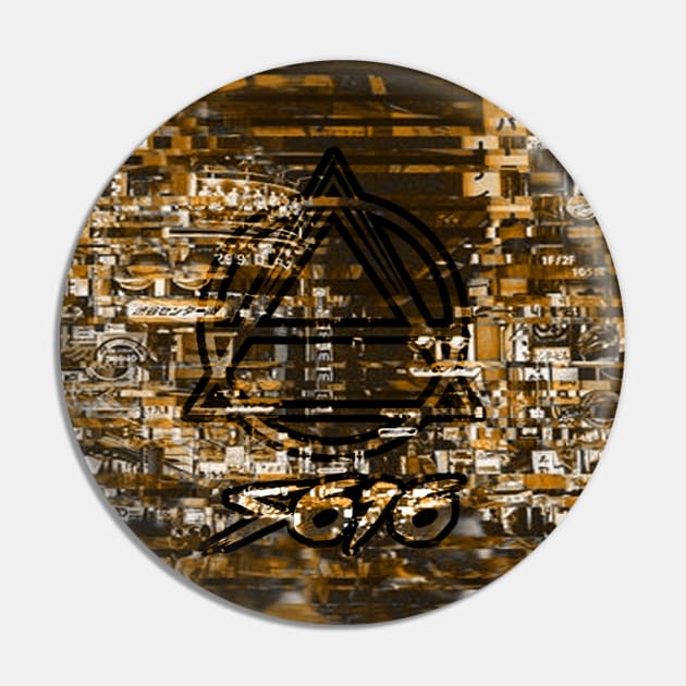 Glitch City Pin by Salty616